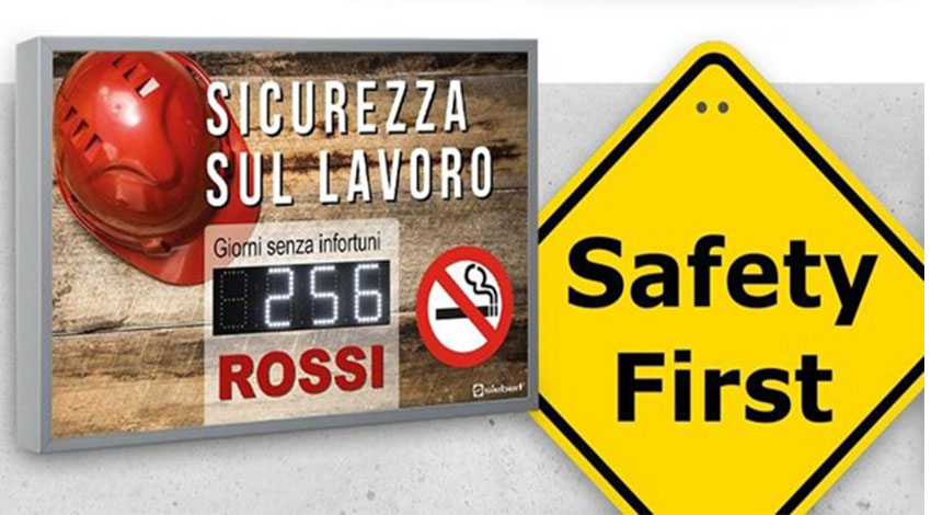 display sicurezza aziendale