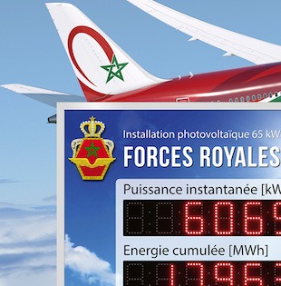 Solar energy for the Moroccan Air Force