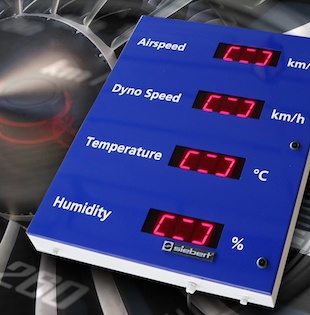 Displays for use in wind tunnels in the US automotive industry