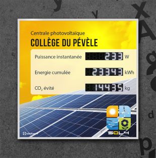 Solar energy for colleges in France