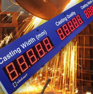 Production data for the steel industries