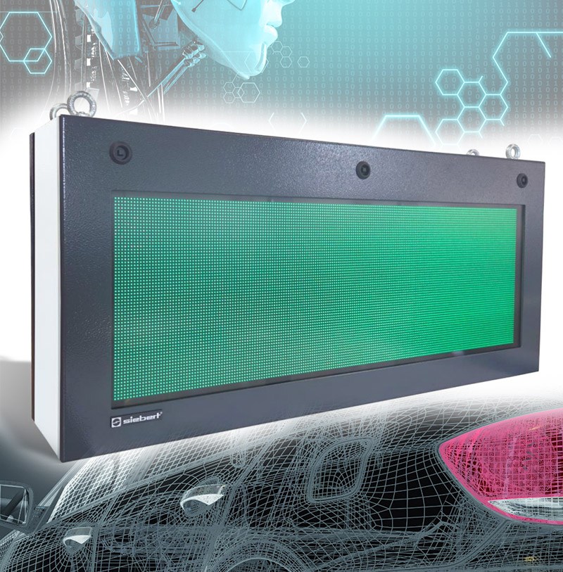 Matrix LED displays for the automotive production
