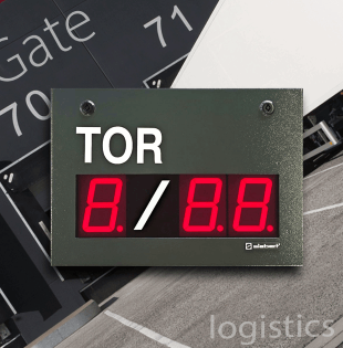 Display systems for logistics management systems