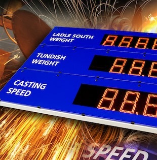 Production informations - readable up to 100 m