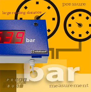 Pressure measurement readable up to 20 meters