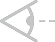 Eye symbol indicating reading distance