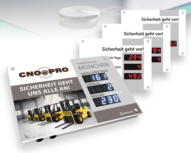 Digitale Anzeigesysteme für die Industrie :: Siebert Group