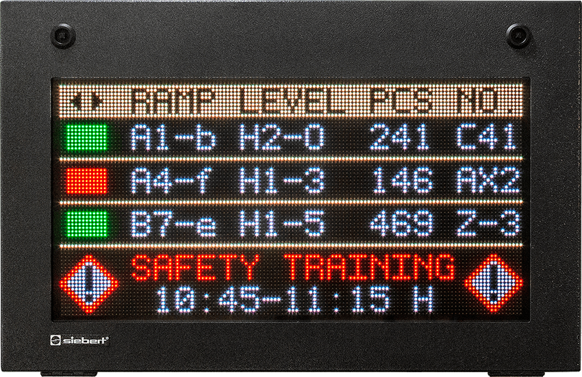 Display a LED Matrix per interno Serie XC50 - Controllo intelligente in ambienti Profinet